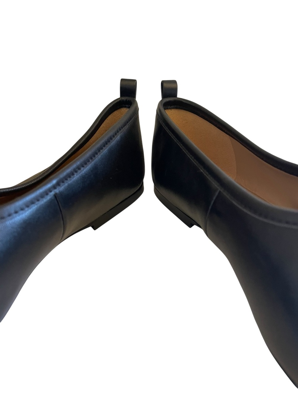 Sam Edelman Ari Black Leather Ballet Flats Bow Tie Detail Size 8 1/2 NWT - Picture 4 of 12